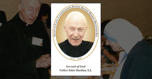 Prayer card, Fr. Hardon, Bl. Mother Teresa