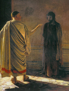 Quod Est Veritas? Christ and Pilate, by Nikolai Ge
