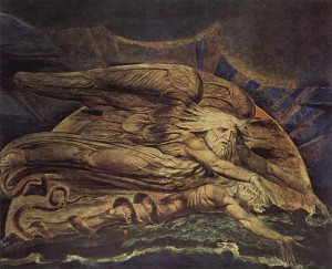 "And Elohim Created Adam" by William Blake